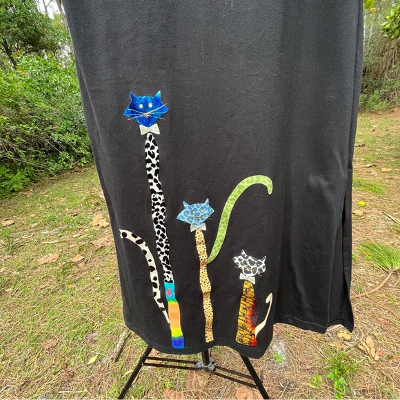 Karla Marie long black dress in medium - Picture 5 of 6